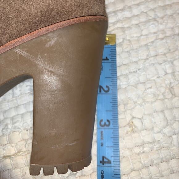 SPERRY HI HEEL SHEARLING MOCCASIN HIKING DUCK BOOTS 8 - Picture 4 of 5